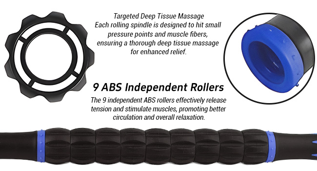 massage rollers muscle rollers deep tissue leg roller for muscles deep tissue foam roller stick