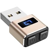 meatanty Metal Tiny Mouse Jiggler, USB Mouse Mover Undetectable, Automatic Wiggler with Screen, 3...