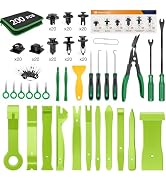 GOOACC 200Pcs Trim Removal Tool, Auto Push Pin Bumper Retainer Clip Set Fastener Terminal Remover...