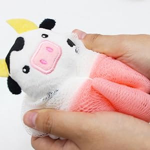 MURRI&MURRDI cartoon loofah spong for children