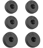 IHOTDER 6PCS Brake Line Flaring Tool Kit Flare Adapter,3/16" & 1/4" Steel Adapter Double Flare To...