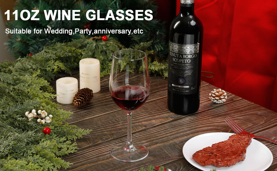 wine glasses long stem