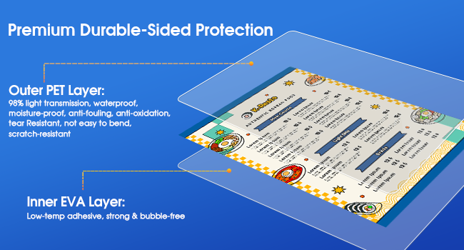 8.5x11 laminating sheets