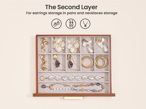 All-in-one Wooden Jewelry Box