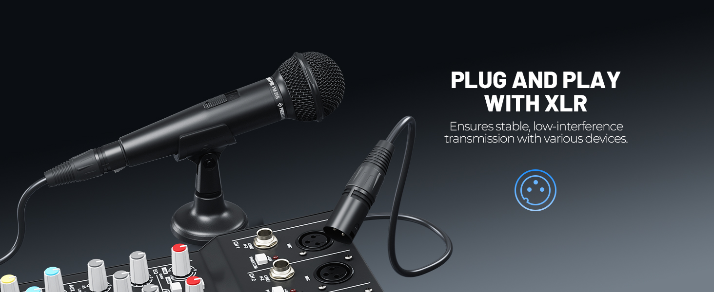 Phenyx Pro Dynamic Vocal Microphone PM-25S