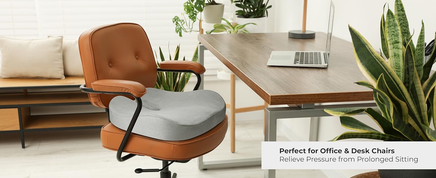 Seat Cushion Pillow - For Office & Desk Chairs