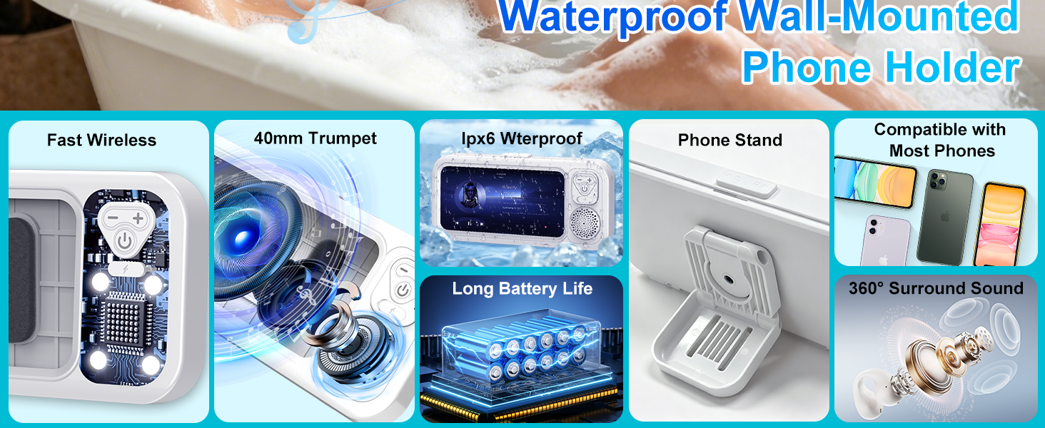 Shower Phone Holder