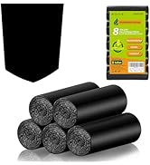 Trash Bags 8 Gallon Black