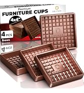 4pcs Non Slip Furniture Pads - Furniture Cups to Prevent Sliding for Couch, Bed, Chair - Premium ...