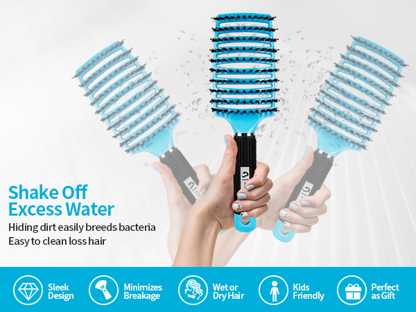 boar bristle brush for fine hair