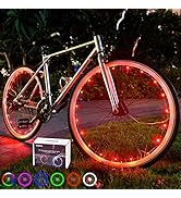 DAWAY A01 LED Bike Wheel Lights - Bright Bicycle Spoke Lights, Safety Waterproof Bike Tire Lights...