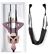 Elfzone Leg Stretcher Strap - Yoga Stretching Strap,Yoga Door Swing,Backbend Training Rope with D...