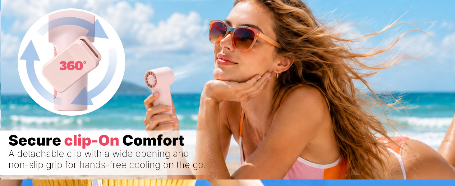 Clip-On Mini Fan