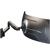 Monitor Wall Mount for up to 49-Inch Screens - Ultrawide Heavy Duty Wall Mounted Monitor Arm with...