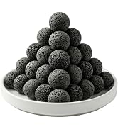 Baluue 20Pcs Natural Lava Rock Diffuser Stones, Mini Volcanic Rock Passive Essential Oil Diffuser...