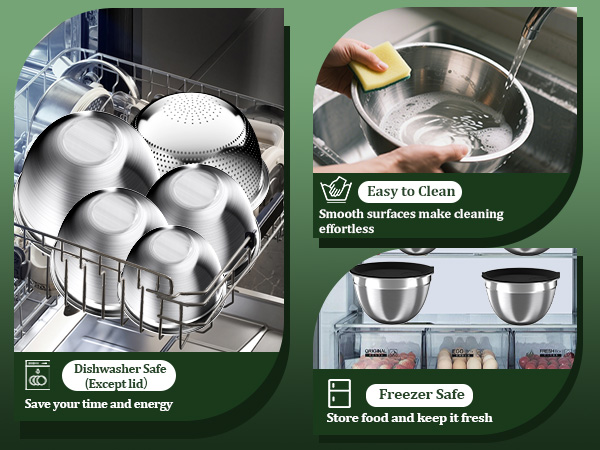 stainless steel bowls for mixing