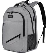 Asenlin Travel Laptop Backpack for Women & Men,Water Resistant Business Slim Sturdy Laptops Backp...
