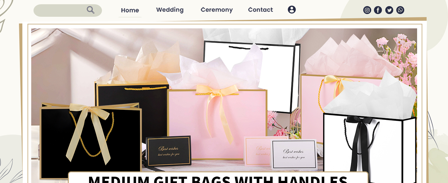 G3222K-Medium Gift Bags
