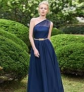 E-Clover Vintage Women Gold Metal Skinny Elastic Rose Buckle Dress Waist Belt