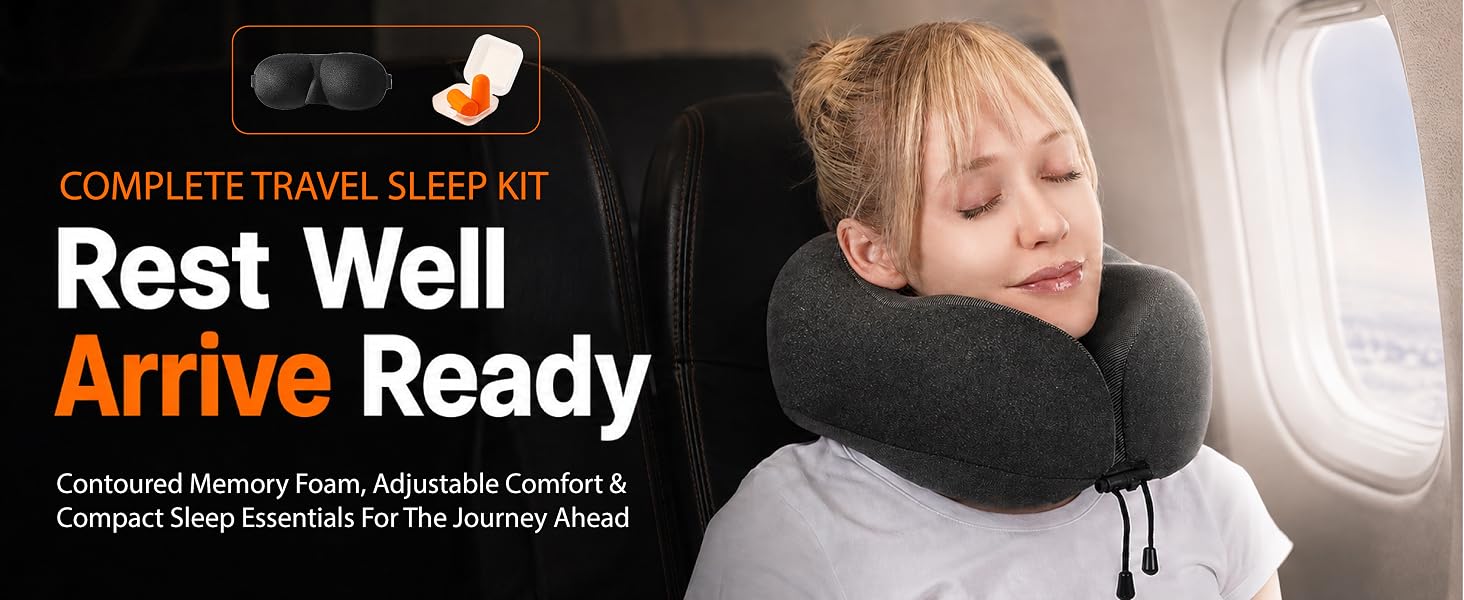 neck pillow travel pillow cervical neck pillow memory foam pillows airplane travel essentials