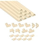 D-Line 157in Cord Cover Kit, Self-Adhesive Wire Hiders, Paintable Cable Raceway to Hide Wires on ...