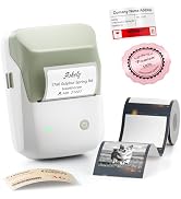 NIIMBOT B1 Pro Label Maker with 1 Roll Label, 300 DPI HD Bluetooth Thermal Label Printer for Home...