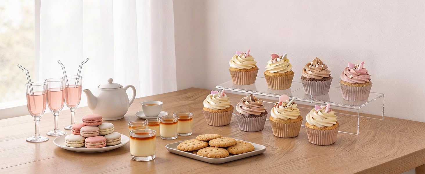 Acrylic Display Risers for Cake and Party