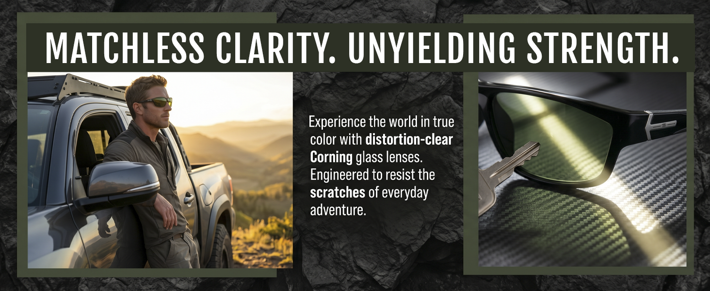 MATCHLESS CLARITY. UNYIELDING STRENGTH. -a