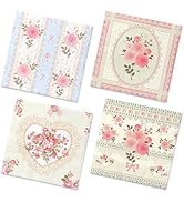 Decorative Paper Napkins - 40Pcs Tea Party Vintage Floral Napkins for Decoupage Birthday Baby Sho...