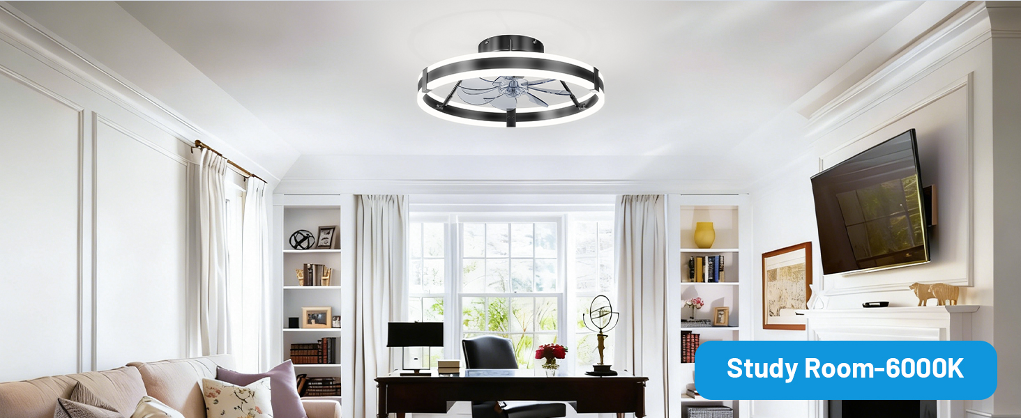 bedroom ceiling fan low profile