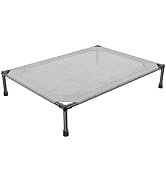 Simple Trending Elevated Dog Bed for Large Dogs, Waterproof Raised Dog Cot with Washable Mesh, Co...