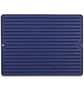 Amyandone Dish Drying Mat, Flexible Silicone Drying Mat for Kitchen Counter, Heat Resistant Silic...