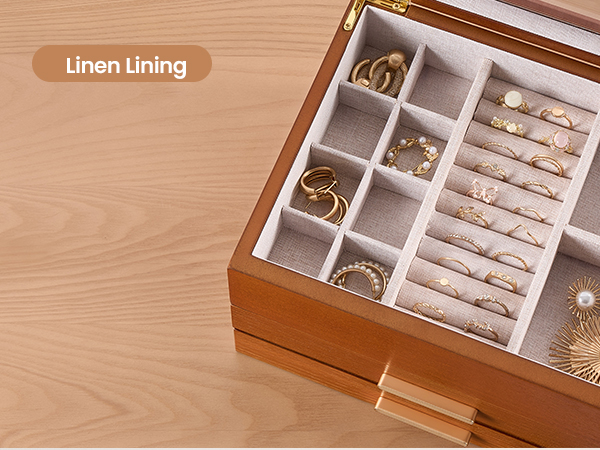 All-in-one Wooden Jewelry Box