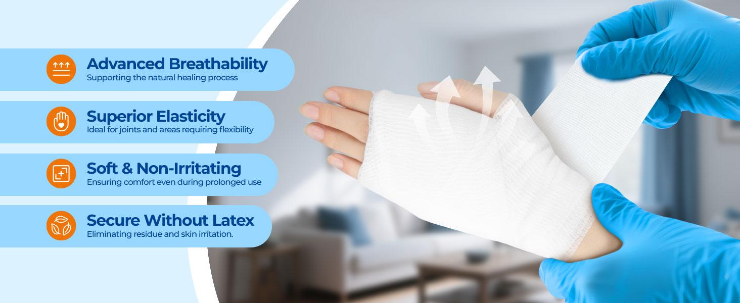 gauze rolls 4 inch