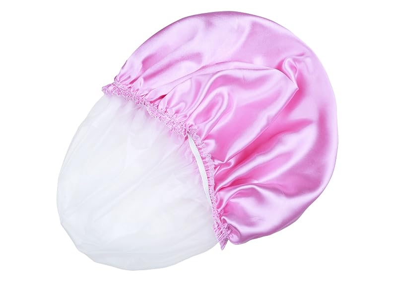 Shower Caps for Women 4PCS Solid Color Bath Caps