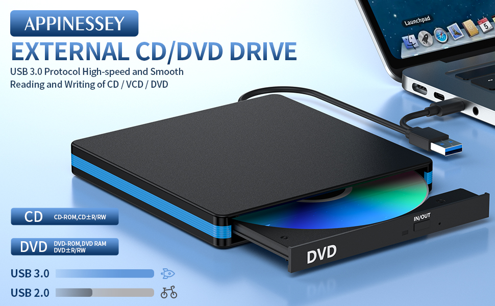 external cd dvd drive for laptop
