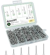 AvrestYPT 261-Piece 304 Stainless Steel Wood Screws Assortment Kit with Phillips Drive – Assorted...