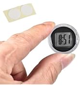 1Pc Mini Motorcycle Clocks,Lighting and Electrical,Stick On Analog Car Clock,Waterproof Stick-On ...