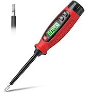 KAIWEETS 2-in-1 Voltage Tester Screwdriver, 3–500V AC Contact Voltage Measurement & Non-Contact D...
