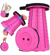 Fishboy Upgraded Collapsible Stool for Adults,Portable Retractable Folding Telescoping Foldable C...