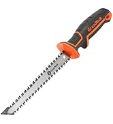 GreatNeck 74030 6 Inch Double-Edged Jab Saw, Drywall Saw, Wallboard Tools, Anti-Slip Rubber Handl...