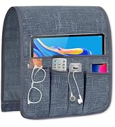 WETRBWEH Couch Armrest Remote Control Holder, Couch Caddy Gifts for Seniors Bed Caddy Tv Remote H...