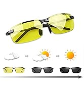MIRYEA Men Photochromic Polarized UV400 Sports Sunglasses Day and Night Driving Glasses