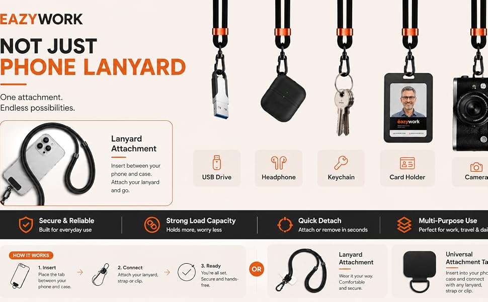 Smartphone Crossbody Teacher Lanyard Festival Phone Anti Theft Iphone Safety Strap For Travel Keys