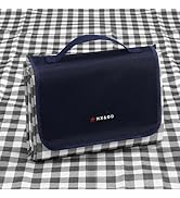 Picnic Blanket Outdoor Extra Large Picnic Mat 80"X60" Camping Blanket Beach Blanket Foldable Wate...