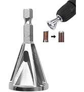 Canlaten·U Deburring External Chamfer Tool, Deburring Drill Bit Remove Burr Tools for Bolts Quick...