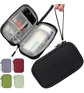 CAAORDKSO Electronic Organizer Case, Travel Cable Organizer Pouch Electronic Accessories Carry Ca...