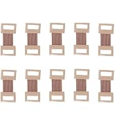10Pcs Brown Bandage Clips, Elastic Bandage Wrap Stretch Metal Clips Replaceable Wrap Clips Replac...