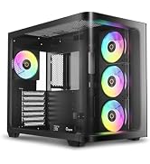 Iota C70 BK Curve ARGB Digital Gaming PC Case,270° Curved View,ATX/MATX/ITX | Mid Tower ATX PC Ca...