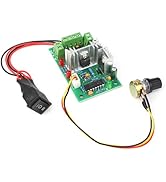 RioRand Upgraded Adjustable DC Motor Speed PWM Controller 10V 12V 24V 30V Reversing Switch 120W